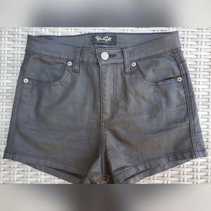Brandy Melville John Galt shorts‎ black waxed matte Coachella Small 26